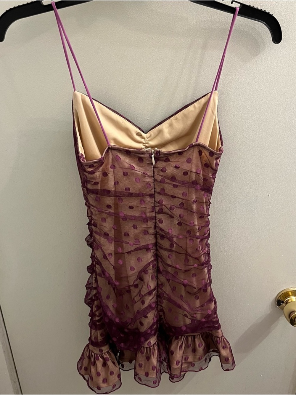 More to Come Elena Mini Dress In Fuchsia Size XXS - Picture 5 of 6